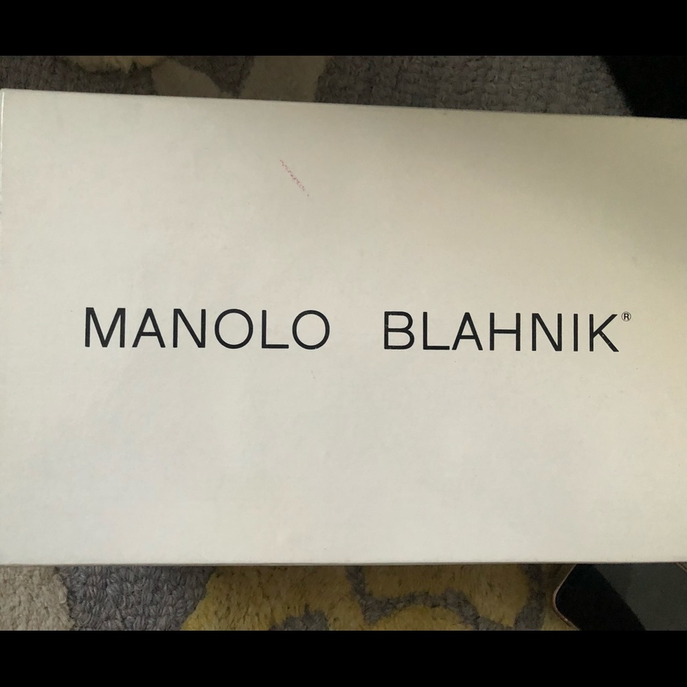Manolo Blahnik size 39 Vitelli nero - Picture 6 of 6